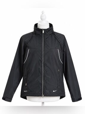 Nike Fit Storm Running Jacket Convertible Vest Reflective Black Women's XS